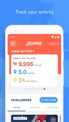Stridekick Activity Challenges android App screenshot 5